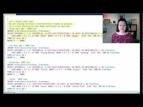 SQL Server Table Partitioning Tutorial: Videos and Scripts