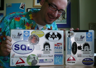 The stickers are optional.