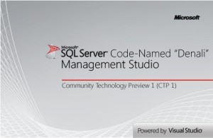 SQL Server Denali (2011) Management Studio