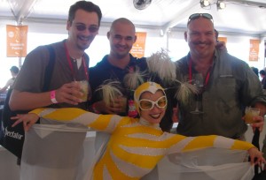 Guess which one of us is not in IT.