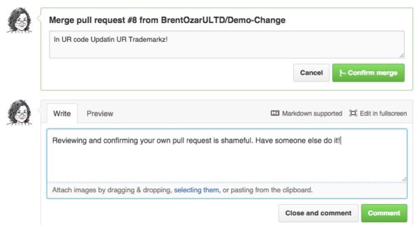 I'm reviewing my own pull request. Quite shameful, really.