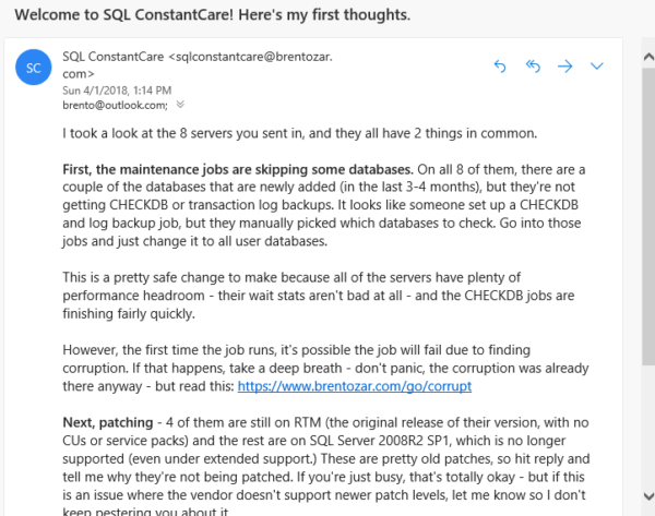 Building SQL ConstantCare®: The Minimum Viable Product (MVP) - Brent ...