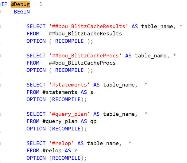 Quick Tips For Debugging Large Stored Procedures - Brent Ozar Unlimited®