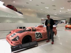 Brent Ozar at the Porsche Museum