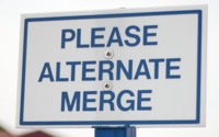 You heard the sign: merge!