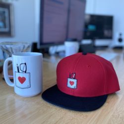Brent Ozar Unlimited coffee mug and hat