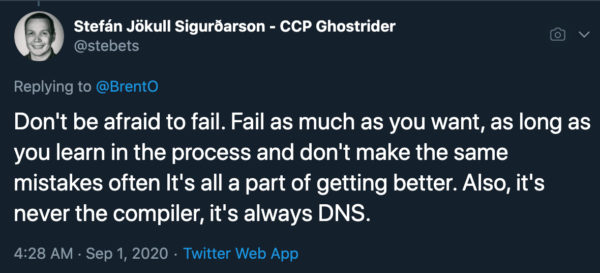 It's never the compiler, it's always DNS.