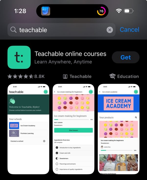 Teachable app