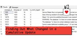 Finding Out What Changed in a Cumulative Update