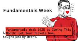 Fundamentals Week 2025 is Coming This Month! Get Your Tickets Now.
