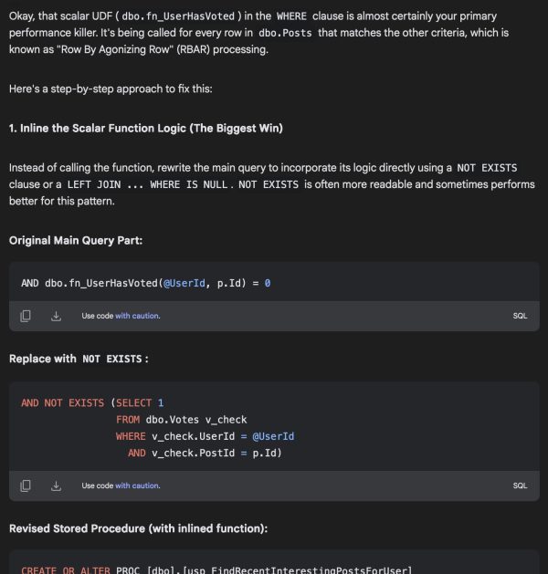 Google Gemini's answer