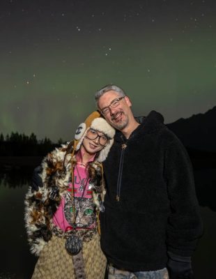 Watching the Aurora Borealis in Alaska